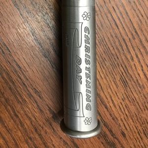 Pewter christening keepsake